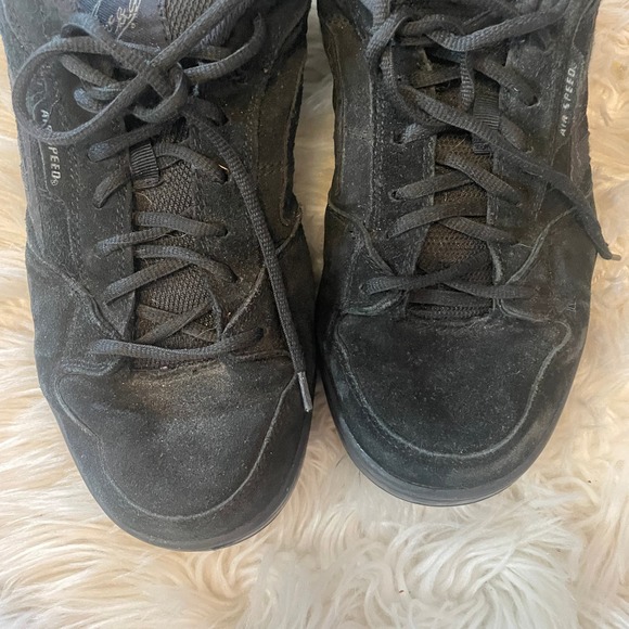 Mike Mcgill Air Speed Suede Leather Skateboard Shoes Sneakers Black Size 10 - Picture 2 of 7